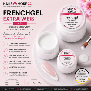 NAM24 - French Gel Extra Weiß (5-50ml)